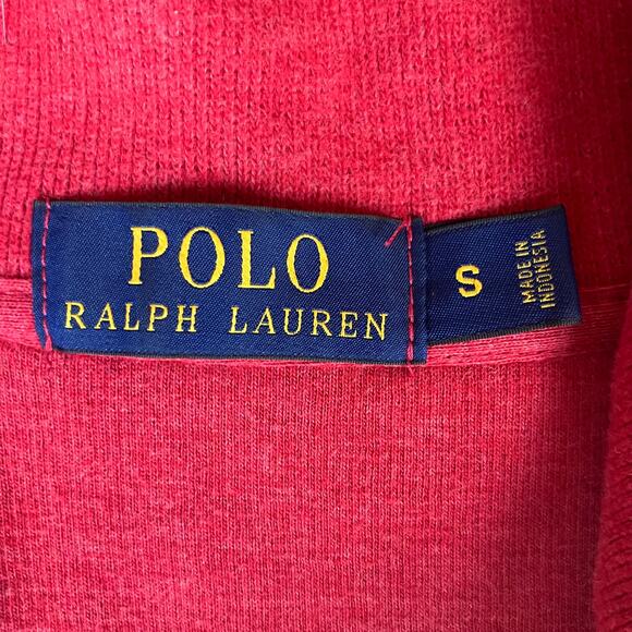 Polo Ralph Lauren Red Quarter Zip Pullover - Picture 3 of 7